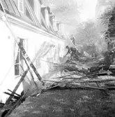 Reportage för Gefle Dagblad. Branden i Forsbacka. Den 1 Juni 1939
