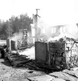 Reportage för Gefle Dagblad. Branden i Forsbacka. Den 1 Juni 1939