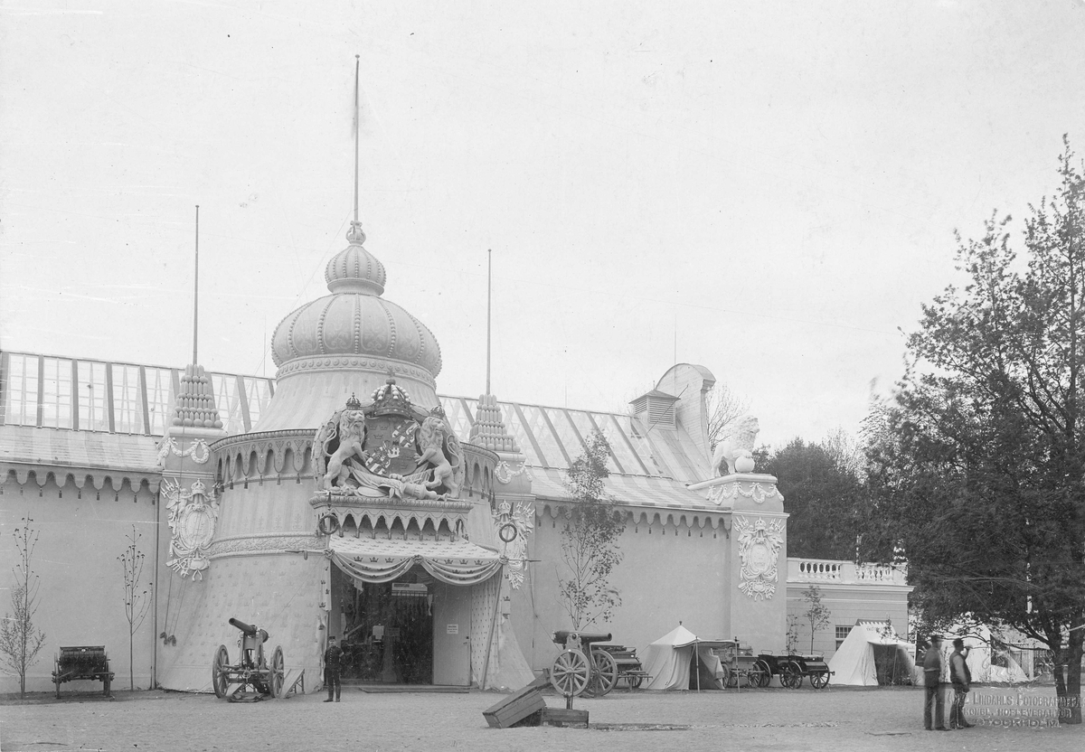 Axel Lindahl, Stockholmsutställningen 1897, svenska paviljongen.
