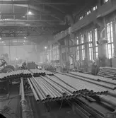 Den 15 oktober 1968. Gävle Varv. Spiralsvetsning-rör.

