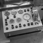 År 1963. Gävle Varv. M/S Nova. Kommandobrygga.



