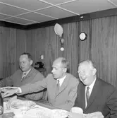 Den 27 juli 1962. Gävle Varv. Salong på M/S 110-Tukuue.

