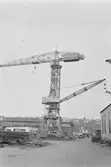 Varvskranar på Ekensbergs varv 1970