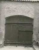 Insidan av porten vid Södra Vallgatan.