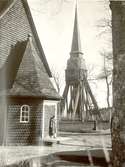 Pelarne kyrka och klockstapel.