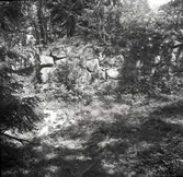 Rester av befästningsverk vid Gamla Fogelvik.