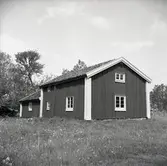 Loftstuga i Värnaby efter restaureringen.