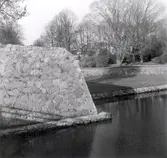 Del av slottsvallarna runt Kalmar slott.