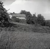 Huvudbyggnaden på prästgården i Hallingeberg.