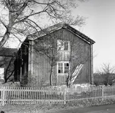 Gaveln på ett bostadshus i Björket.