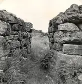 Port i muren vid Ismantorps borg.