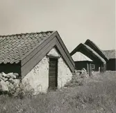 Ladugård och källare på gården Strandtorp 2:6.