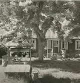 Bostadshus och brunnsöverbyggnad i Dödevi.