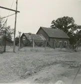 Exteriör av sjöboden.