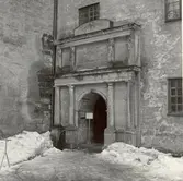 Sydöstra portalen på Kalmar slott.