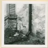 Putsyta på norra längan, Kalmar slott.