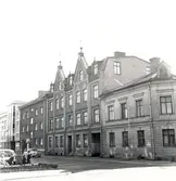 Kv. Beckasinen 5. Byggnaderna närmast i bild är nu rivna och ersatta med studentbostäder.