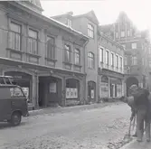 Berggrenska hörnan. Obs att Domus redan fanns i fastigheten bredvid.