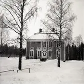 Biblioteket, före detta stationen.