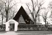 Djursdala kyrka. Har träfasad.

Foto Dagmar Selling 1969
