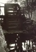 Vattenhjulet och kvarnrännan.