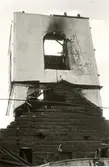 Hälleberga kyrka brandskadad 1976-10-18.