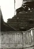 Hälleberga kyrka brandskadad 1976-10-18.