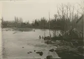 Krutkvarnar vid ån 1890-talet. Alla senare bortrivna.