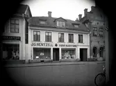 JG Hentzells butik på Storgatan i Kalmar.