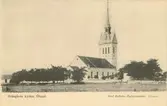 Vykort med motiv av Gräsgårds kyrka.
