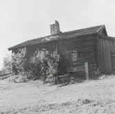 Maria Magnusson. Torp under Granhult. Före detta kronoboställe.  Baksidan från nordost med särskild köksingång.