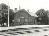 Bergkvara station, omkring 1920.