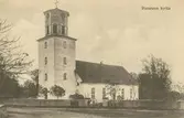 Vykort med motiv från Runstens kyrka.