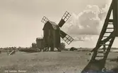 Väderkvarnar vid Lerkaka i Runstens socken på Öland.