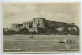 Vykort med motiv från Borgholms slottsruin.