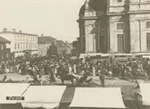 Torghandel på Stortorget, 1890-tal.