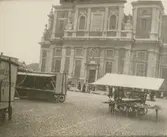 Torghandel på Stortorget.