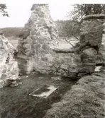 Koret vid Ukna kyrkoruin.