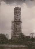 Gamla Vattentornet under byggnad år 1897 -1900.