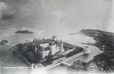 Flygfoto över Kalmar slott.