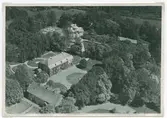 Flygfoto över Berga gård.