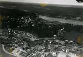 Flygfoto över Gamleby.