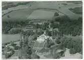 Flygfoto över Värnanäs herrgård.
