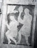 En väggmålning. Detalj på ett valv.