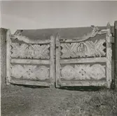 Jander Johanssons träsnidade grind.