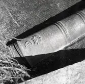 Kanon vid herrgården i Ankarsrum.