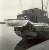 Solana. M/s av Kalmar. Fotograferad 1954 i Oskarshamns hamn.