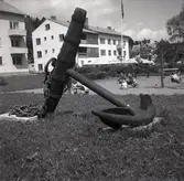 Ankaret vid varvsplanen i Gamleby.