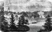 Träsnitt, 1860-tal. Bethanien institutet för dövstumma.