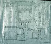 Trädgård ritad 1927 och anlagd av lantbrukare Victor Johansson.